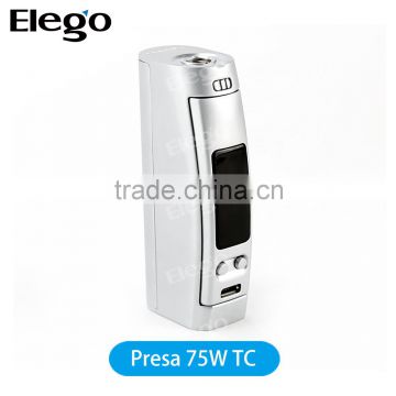 WISMEC Presa TC 75W Mod! Optional TC, Bypass, VW Mode/510 Spring WISMEC Presa 75W TC