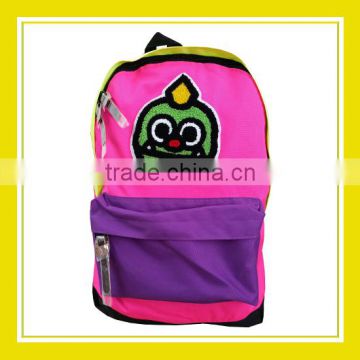 2016 New Arrival Products Bros Brosdion Pink Purple Yellow Colorful Bright Color 600D Polyester Backpack