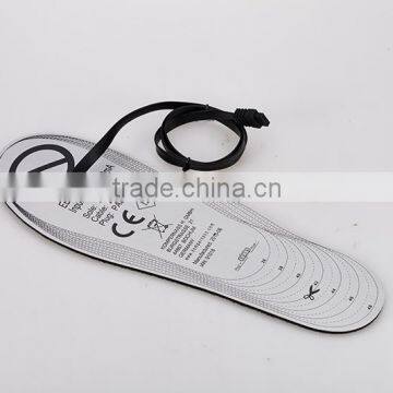 heated shoe-pad rechargeable heated insoles with li-ion battery