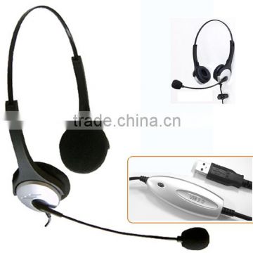 Stylish Call Center Headset with USB HSM-1002NC USB