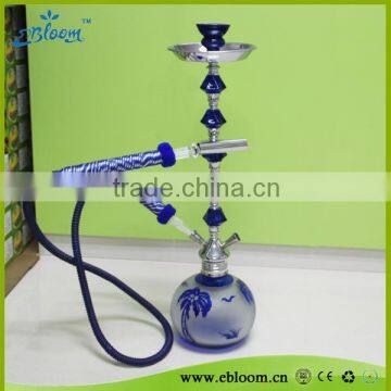 Glass bottle hookah shisha hookah blue hookah large size