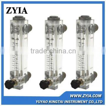 LZM-20T acrylic panel with valve flow meter for clean water