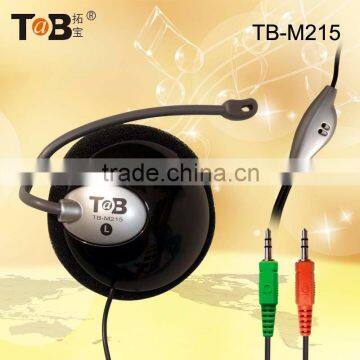 Top quality wired mp3 stereo headphone, computer headset wholesale, commonly used accessories headphone