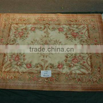 Savonnerie Carpet hand knotted carpet Handmade Savonnerie Wool Rug