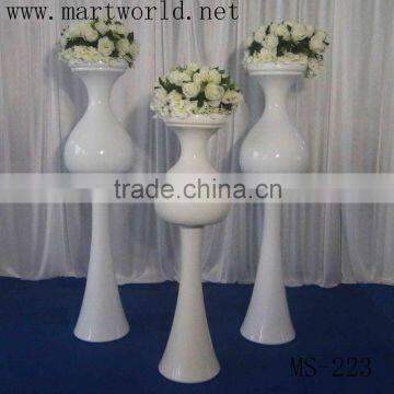 beautiful glass fiber wedding vases columns for sale, flower vase decorative wedding pillars for sale.(MS-223)                        
                                                Quality Choice
                                                         