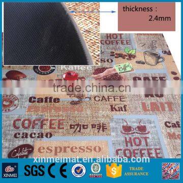 New coffee Design Plastic Ground protection Mat wholesale