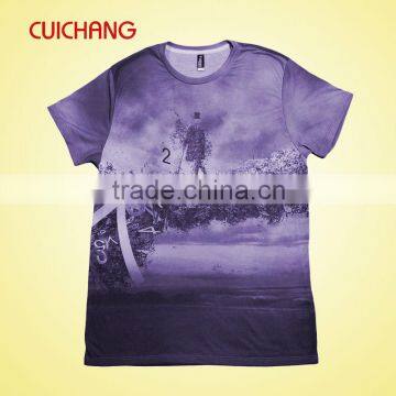 China manufacturer high quality 100% polyester wholesale blank t-shirts in bulk