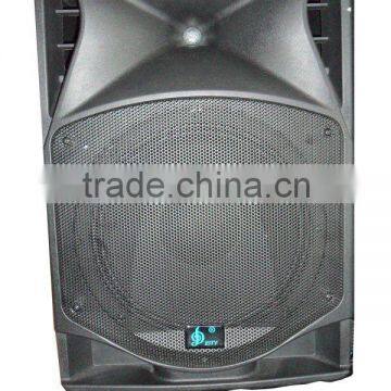 15"plastic pa speaker box