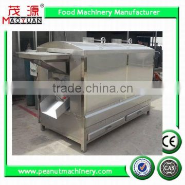 stainless steel rotary drum electric nut roaster--peanuts, cashew nuts,almond