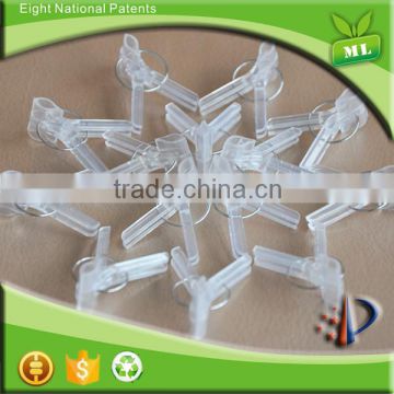 Greenhouse plastic clips for plant grafting