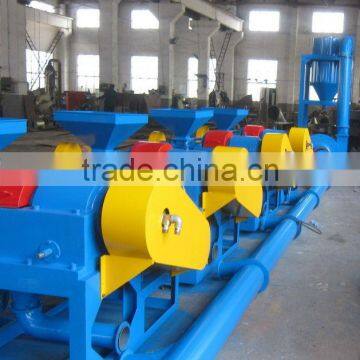 old rubber shoes recycling plant