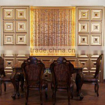 GLM Leather wall panel Interior decoration nonflammable wall panel New HOT products bring you new profit