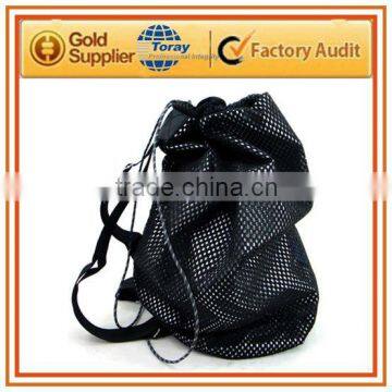 Polyester drawstring net mesh bag