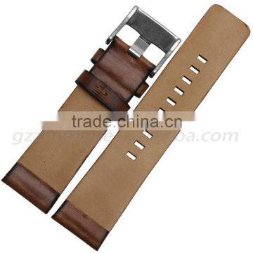 Vintage Italian Leather Watch Band 24*22mm Leather Watch Strap photo-2