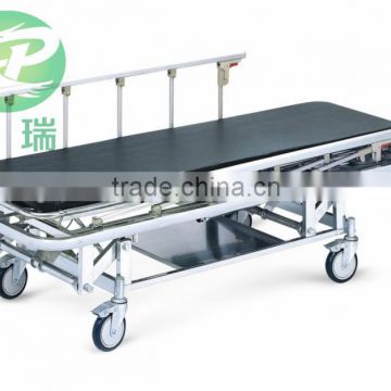 Guardrail Scalable Metal Patient Transfer Trolley