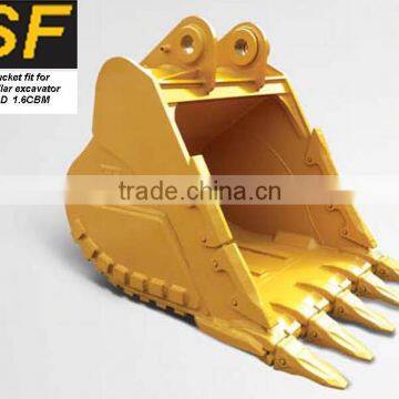 rock bucket fit for excavator Caterpillar CAT330D 1.6CBM