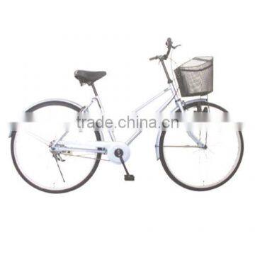 26" lady white bike SH-CB021