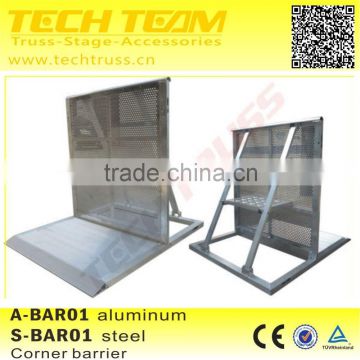 A-Bar01 Use Aluminum material Folding straight barrier , crowd control barrier