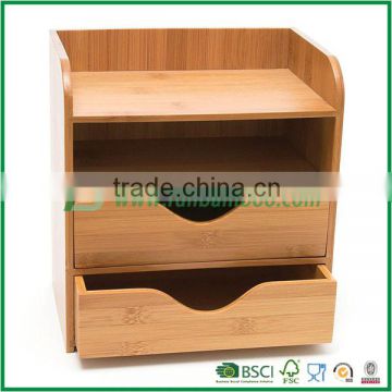 FB9-1001 Bamboo desk organizer drawer organizer ,durable