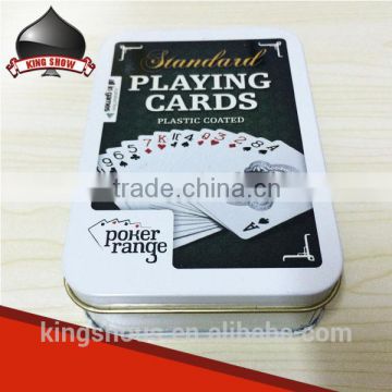 High end custom double deck playing cards with box for gift