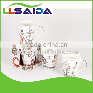 Gift mug novelty mug saida white ceramic mug low price