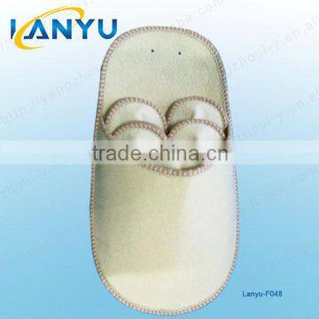 classical colorful guest indoor felt slippers,pure guest slippers