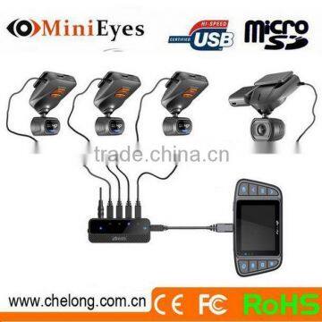 Chelong 2015 New 2.7inch Ambarella GPS G-sensor support 4cameras cycle recording car video camera