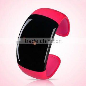 GAOKE BW01 Fashion Red Bluetooth Bracelet smart watch for ladies'