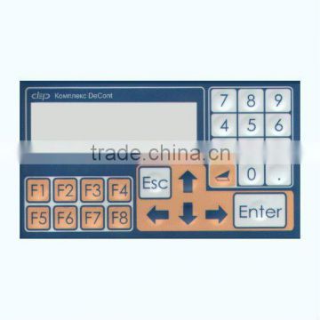 custom metal dome membrane keypad with Display Window