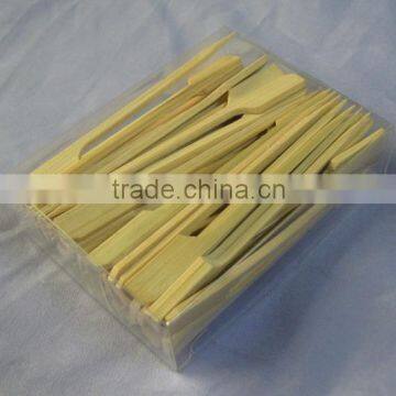 Safe Fruit Pick Roating 40cm Wooden Bbq Bamboo Skewer photo-3