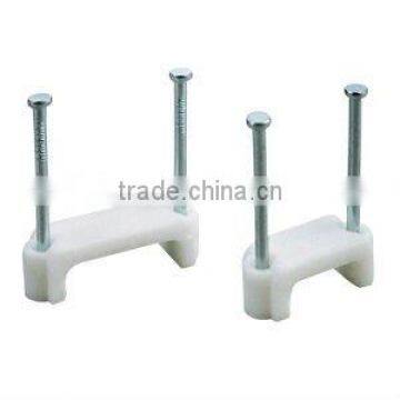 Double Nail Flat Cable Clips