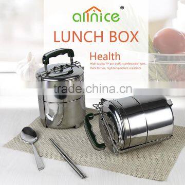 good quality colorful stainless steel protable keep food hot thermal tiffin carrier/food container