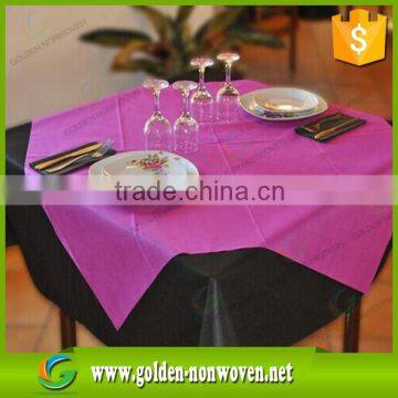 Wholesale Various Color Cheap Fancy Elegant Nonwoven Fabric to Make Tablecloths