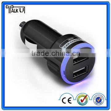 Hot sell micro usb car charger for samsung/dual usb car charger for iPhone 6/double usb car charger for laptop