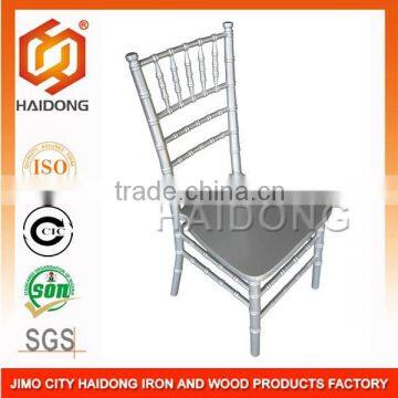 HDW-CV-U02 Silver Wooden Chiavari Chairs