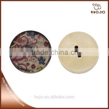 Printing coconut shell button 2.5cm for national clothes