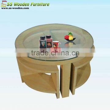 Round Coffee Table With Stools CT-808048