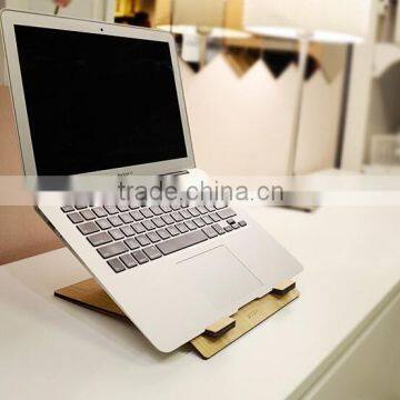 High Density Wood Board Stand for Apple Macbook Laptops