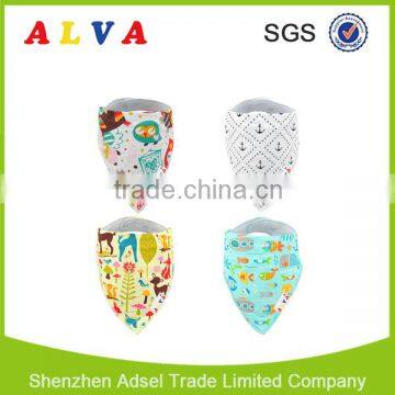 New Pattern Super Absorbent Cotton Bandana Bibs for Baby Wholesale High Quality Baby Bibs Supplier's Choice photo-2