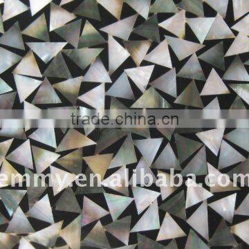 black shell mosaic wall tiles decoration