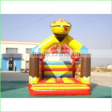 customized inflatable monkey shape jumping playground/indoor inflatable playground equipment