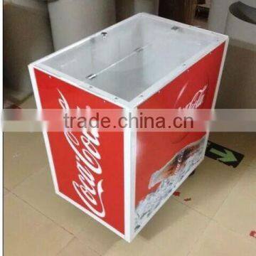 Barrel Cooler Commercial Beverage Portable Cooler With Universal Wheels photo-2
