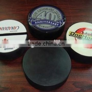 2015 new design and high quality rubber foam ice hockey puck