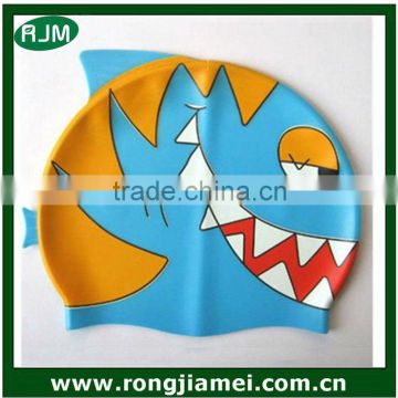 Hot Animal Design Swim Silicone Cap For Smaller Junior Swimmers