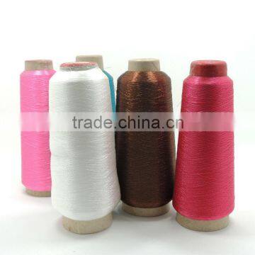 Jingxin MS type 1/100" multicolor polyester sewing thread for embroidery 125g per cone