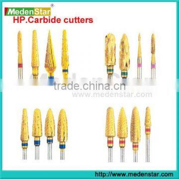 2014 popular high quality dental carbide cutters