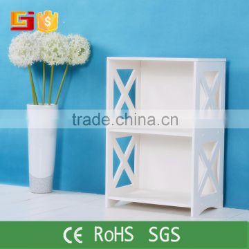 China Manufacturer Modern coner bookcase, wooden bookcase/shelf