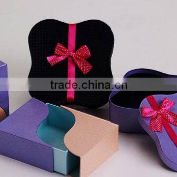 2016 new design cardboard paper jewelry box