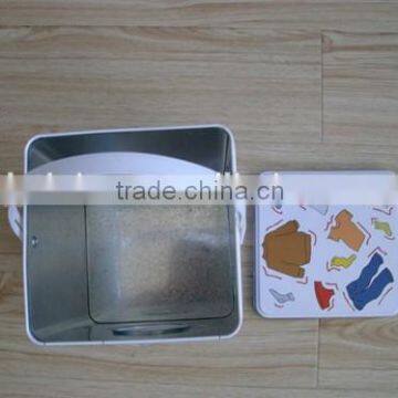 Household Washing Powder Tin Box, Metal Washing Powder Tin Box