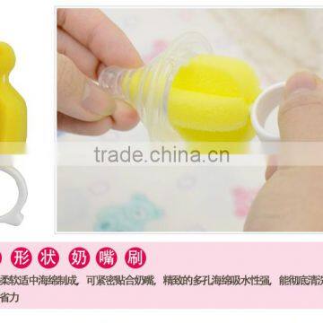 Sponge Bottle Cleaning Brush With Plstic Handle photo-4